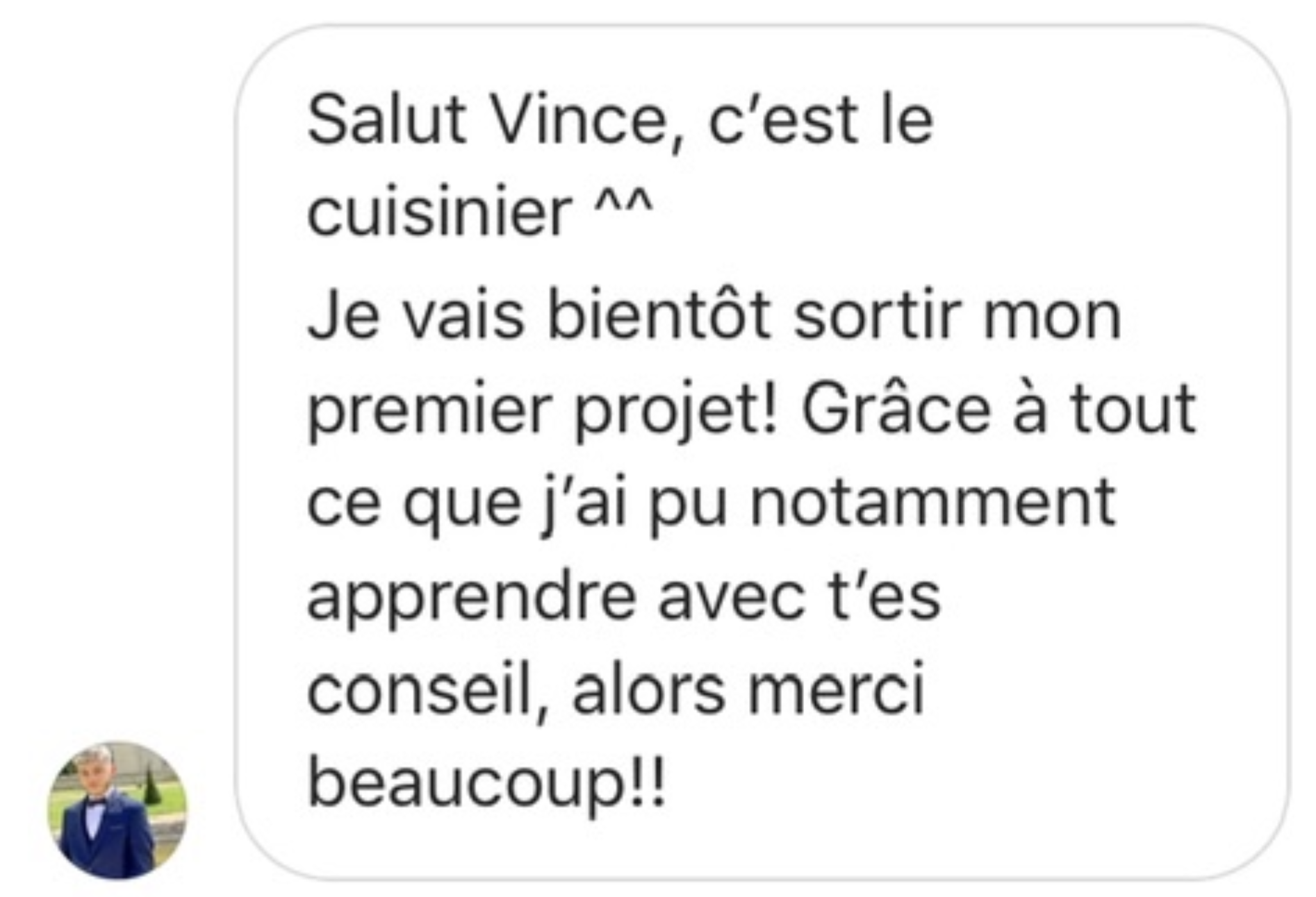 Témoignage d’élève 3
