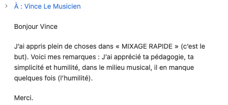 Témoignage d’élève 5