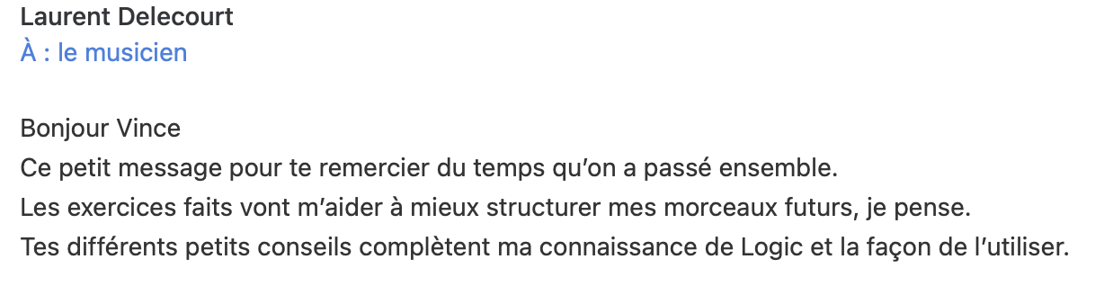 Témoignage d’élève 8
